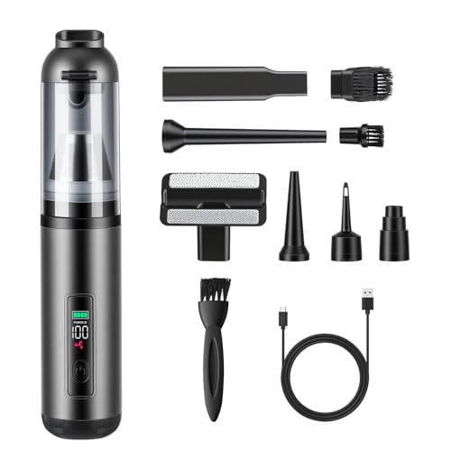 ERWEY Aspirateur à Main, 16000Pa Aspirateur Voiture...