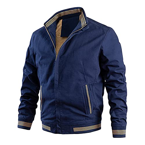 Top de sport en velours pour homme avec col montant zippé