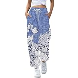 Design: Modische Jogginghose Für Mädchen, Hose Mit Elastischer Hoher Taille Und Kordelzug, Freizeithose Für Damen Mit -/Schmetterlings-/Feuer-Print, Trendig Und Für Teenager-Mädchen, Klassische Vintage-Hose, Coole Streetwear Für Mädchen.