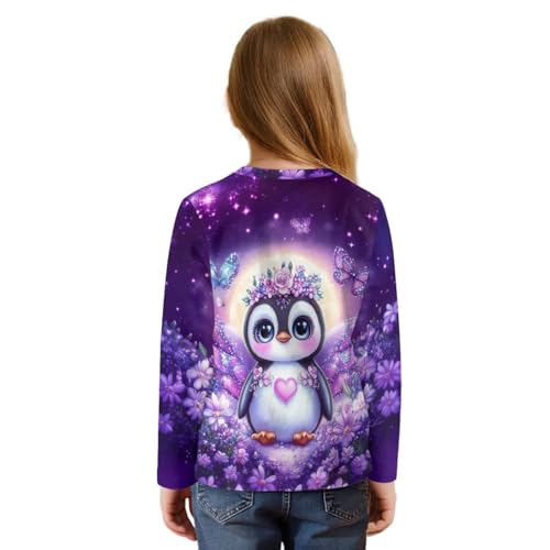 Long Sleeve Shirts for Girls Fall Clothes Knot Front Blouse Crewneck Pullover Tops Kids Activewear 5-12 Years2