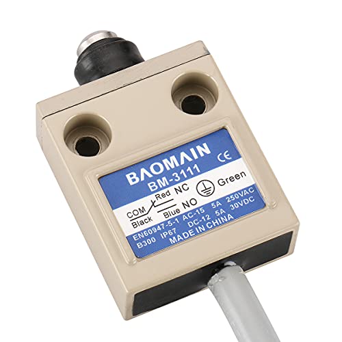 Baomain Limit Switch Tz-3111 (Bm-3111) Sealed Plunger Momentary Spdt 1No 1Nc Ip67 Waterproof #TOP1
