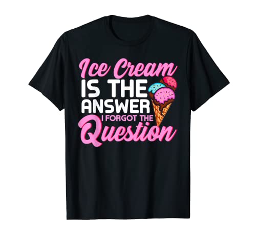 Divertido helado regalo hombres mujeres fresco helado amante dicen Camiseta