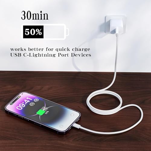 Image of HANYCONY Super-Fast Charging Cable For USB C to Lightning Cable,3.3FT Type C iPhone Cable Compatible with iPhone 14 13 12 11 Pro Max XR XS X 8 7 6 Plus SE Charger Cord, USB C for Car Play Cable