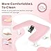 JODSONE Pink U-Shaped Manicure Arm Rest for Nails Tech with Rotating 360°Built-In Phone Holder and Adjustable Nail Arm Rest Detachable Manicure Hand Rest for Salon Design