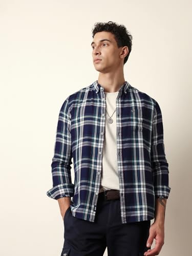 Image of THE BEAR HOUSE Men's Casual Shirt Modern Fit Everyday Wear