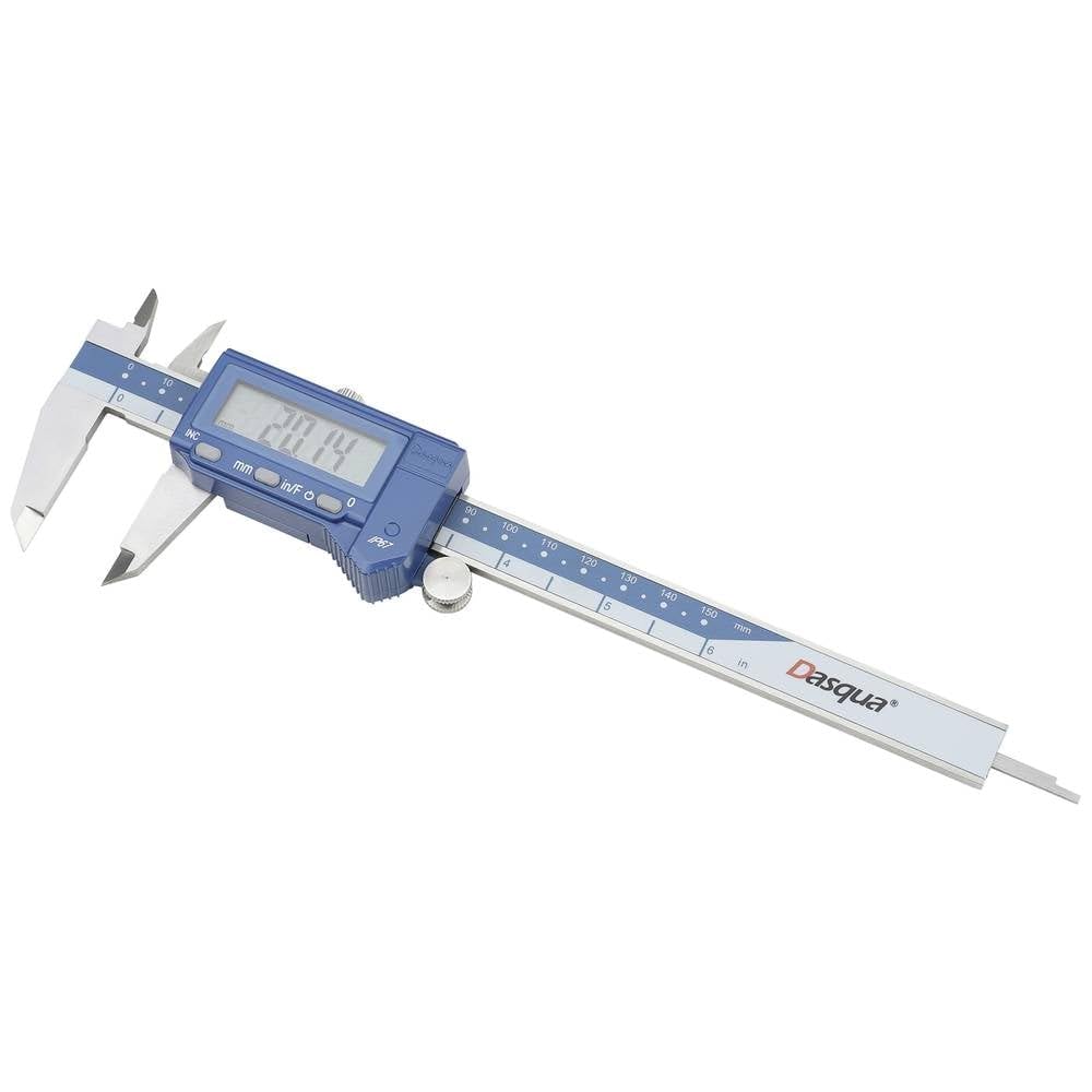 Dasqua 2015-2405 DIN EN 862, Ölbeständiger IP67-Digitalmessschieber Messbereich (max.): 150 mm Edelstahl 1 St.