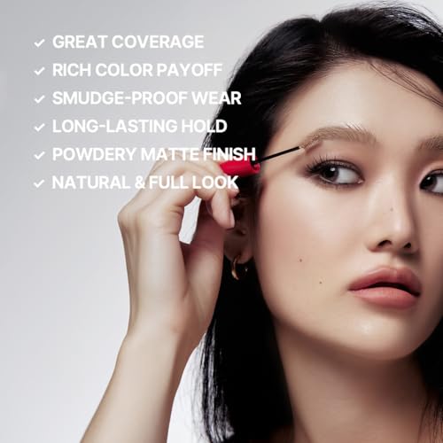 Image of Espoir The Brow Color Fixing Cara #8 Ash Beige 0.1 fl oz - Tinted Eyebrow Mascara, Long-Lasting Brow Gel with Skinny Brush, Natural Brow Coloring for Women & Men, Korean Brow Makeup