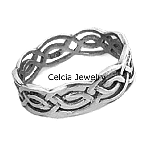 CELCIA JEWELRY Bague Éternité en Argent Sterling 925