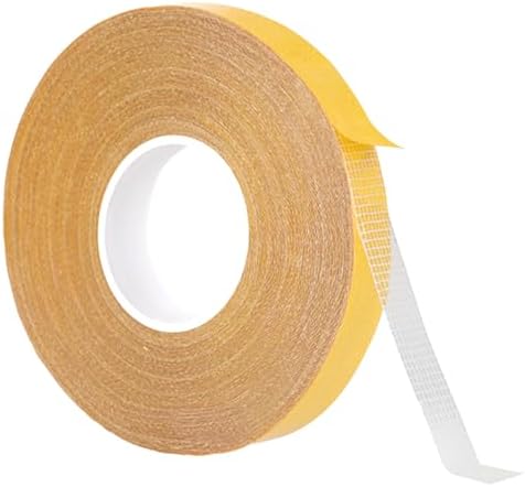 KAIYUER Thin Double Sided Tape Heavy Duty,High Stickness Clear Tape for Making DIY Crafts, Paste Photo, Rug Fixed, Floor,Wall Decor,Office Decor,No Glue Residue,0.5" x 66 FT