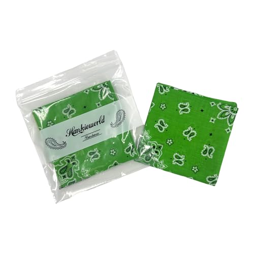 Image of Single Pack Bandanas 60s Premium Cotton Soft Thin Handfeel Large Handkerchief for Men and Women
