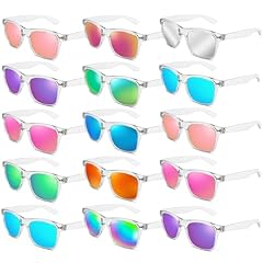 Clear Frame/Neon Mirrored