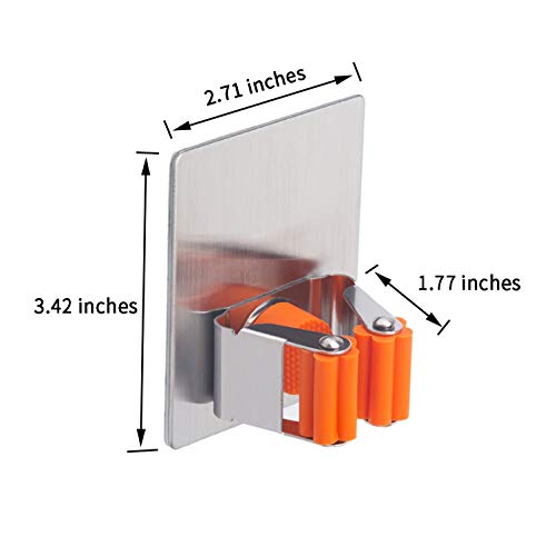 Support mural balai en acier inoxydable 304 qualite premium