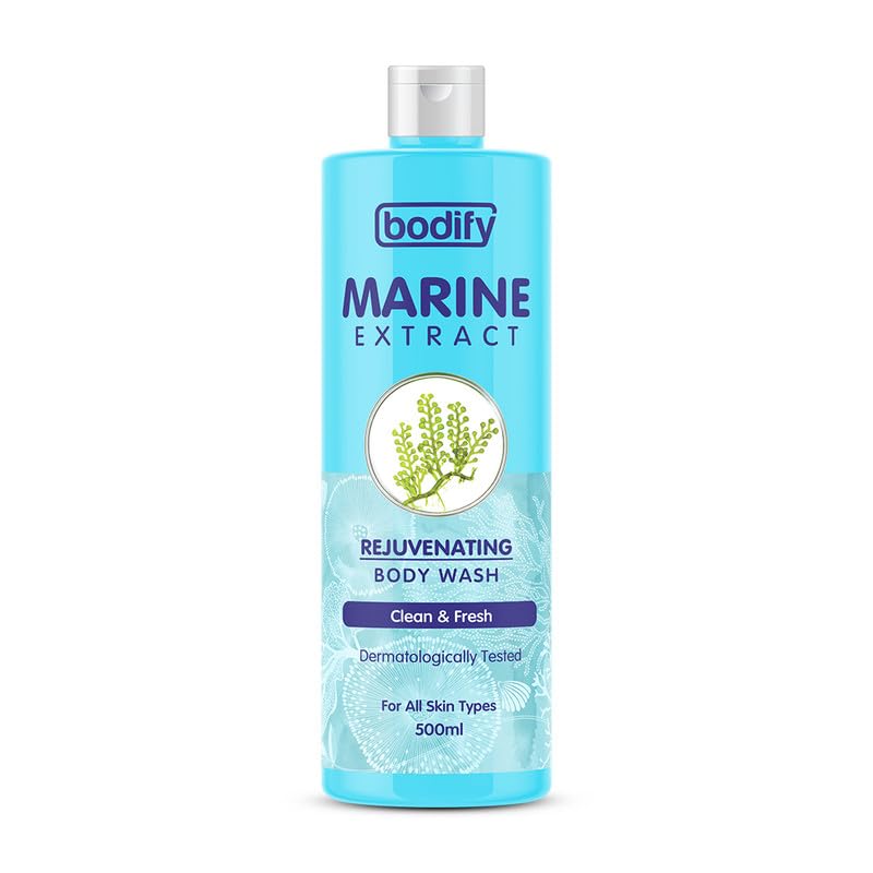 Marine Extract Rejuvenating Body Wash, 500 Ml | Clean & Fresh|Paraben Free | All Skin Types