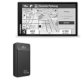BoxWave Power Bank Compatible with Garmin DriveSmart 66 - Rejuva 65W PD Power Pack (30,000mAh), High Capacity 65W PD Power Bank - Jet Black