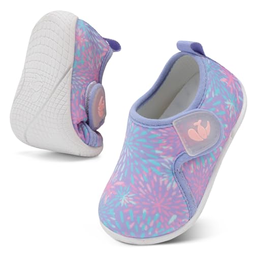 FEETCITY Toddler Walking Shoes Slip On Toddler Shoes Boys Girls Kids Sports Sneakers Casual School Shoes Barefoot Shoes