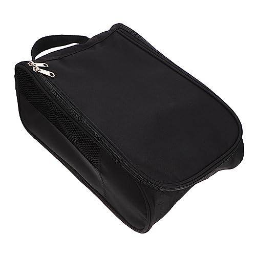 BRIGHTFUFU Golf Shoe Bag 3-sided Zippered Men's Bag for Golfing Dustproof Ventilated