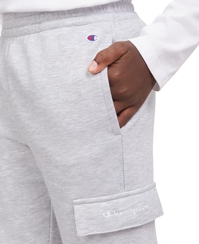 Champion Boys Sweatpant with Cargo Pockets Brushed Fleece Boys Cargo Joggers for Kids - image 2