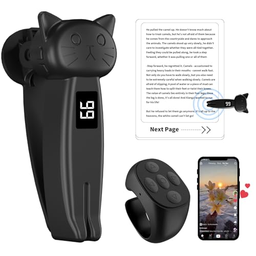 Remote Control Page Turner for Kindle Paperwhite Oasis Kobo Accessories Reading Novels & eReaders...