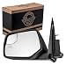 Power Side View Mirror Heated Blind Spot Glass Textured Driver Replacement for Ford Escape Mercury Mariner SUV AL8Z-17683-CA