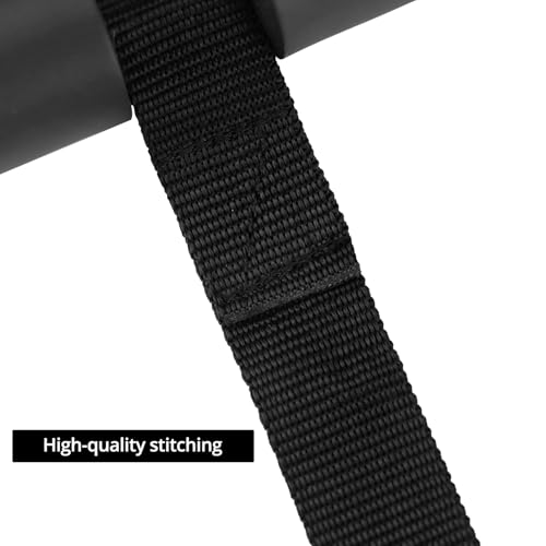 QWORK Acessório de suporte de bicicleta para porta-malas, ganchos de escotilha, alças de montagem se