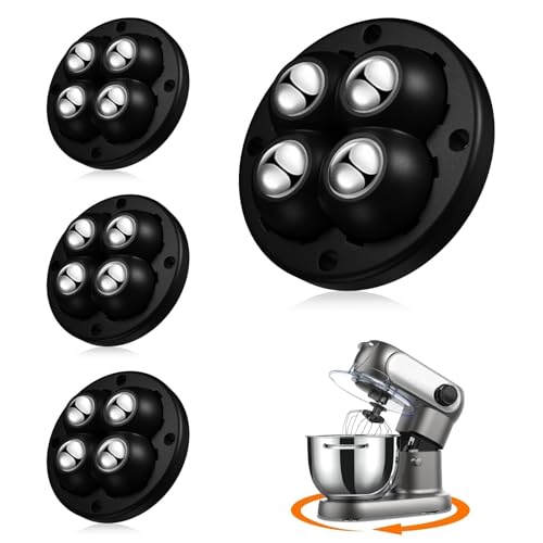 TRVL FIELDER Self Adhesive Caster Wheels Appliance Slider Rollers 4 Pcs