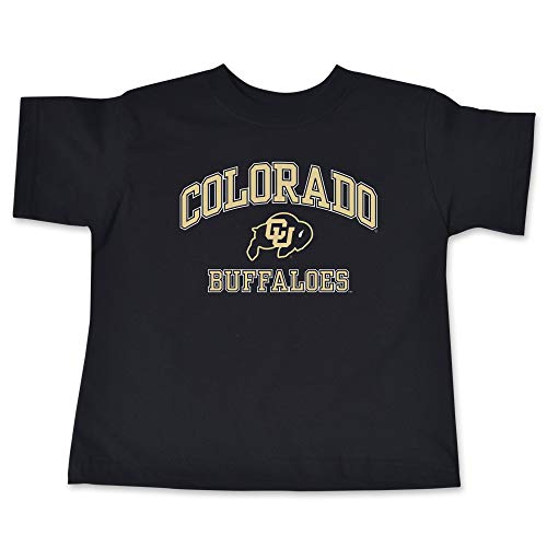 College Kids Colorado Buffaloes Toddler Short Sleeve Tee (2T) Black
