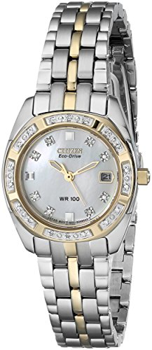 Citizen Women's Eco-Drive Watch with Diamond Accents and Date, EW1594-55D