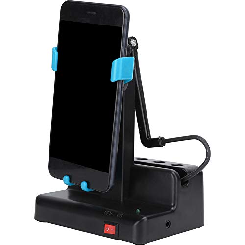 SUPPORTO REGOLABILE SICURO: Contapassi per cellulare realizzato con materiali di alta qualità, supporto regolabile resistente e stabile che mantiene il telefono in posizione senza danneggiarlo facilmente.