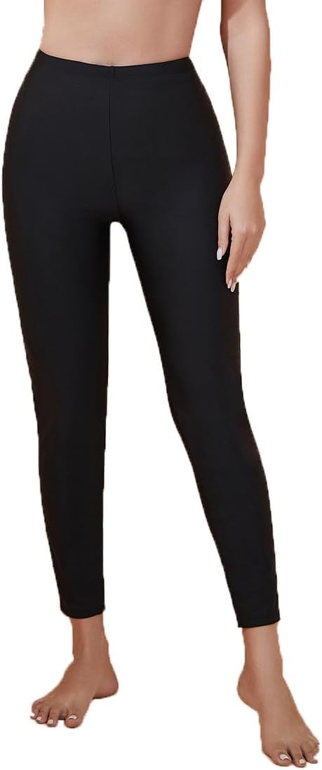 LovacheWomens Swimming Long Pants Surfing Snorkeling Tight Swim Leggings Sun Protective