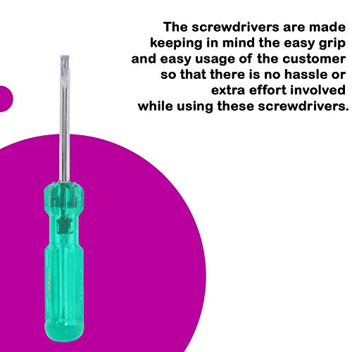 Image of Suzec Johnson Series 786 Two in One Screw Driver with 70 mm Blade Length and 6mm Blade Diameter (Green and Silver)