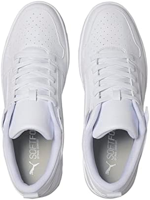 PUMA Men's REBOUND LAYUP LOW Sneaker, Puma White-Puma White, 11.5 | Image 6