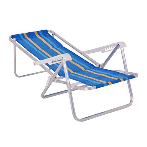 Cadeira Reclinável Mor, Alumínio, Cores Sortidas - 2104