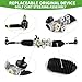 10L0L Golf Cart Steering Assembly for EZGO RXV Electric Gas 2008 & Up, Steering Rack Gearbox Assembly Golf Cart Parts 601500 618329