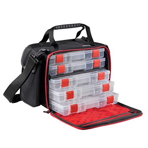 Abu Garcia Lure Angeltasche - Mit Tackle Boxen zum Aufbewahren von Crankbait, Soft Bait, Jerkbait, Swimbait, Spinner…