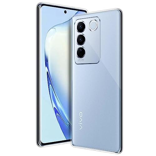 Image of COVERBLACK Rubber Silicone Back Cover for Vivo V27 Pro 5G - Transparent