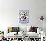 Jay Franco Harry Potter Watercolor Houses Wall Hanging – 30 x 40 Inches – Kids Room Décor...