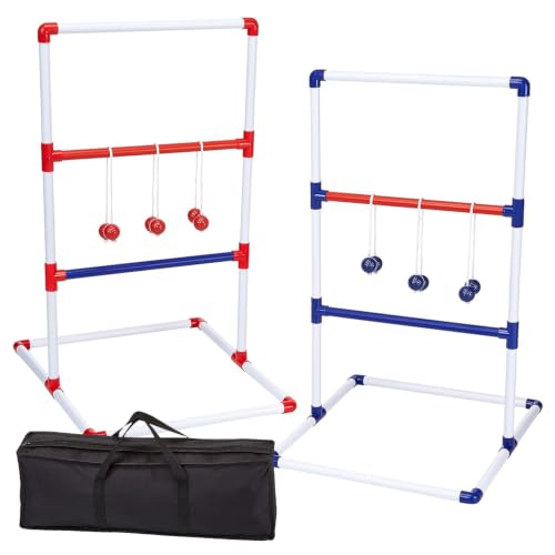 Juego Puntería Adultos Ladder Toss para Entretenimiento y Fiestas Exteriores