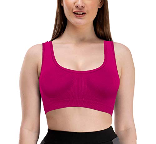 Image of Women's /Girl's Everyday Sports Air Bra Non-Padded, Non-Wired Molded Sport Bra