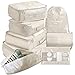 Produktbild RORODOTO Koffer Organizer Set 8-teilig,Reise Kleidertaschen, wasserdichte Organizer Packing Cubes Gepäckaufbewahrungsorganisator Reisekompressionskoffer Tasche
