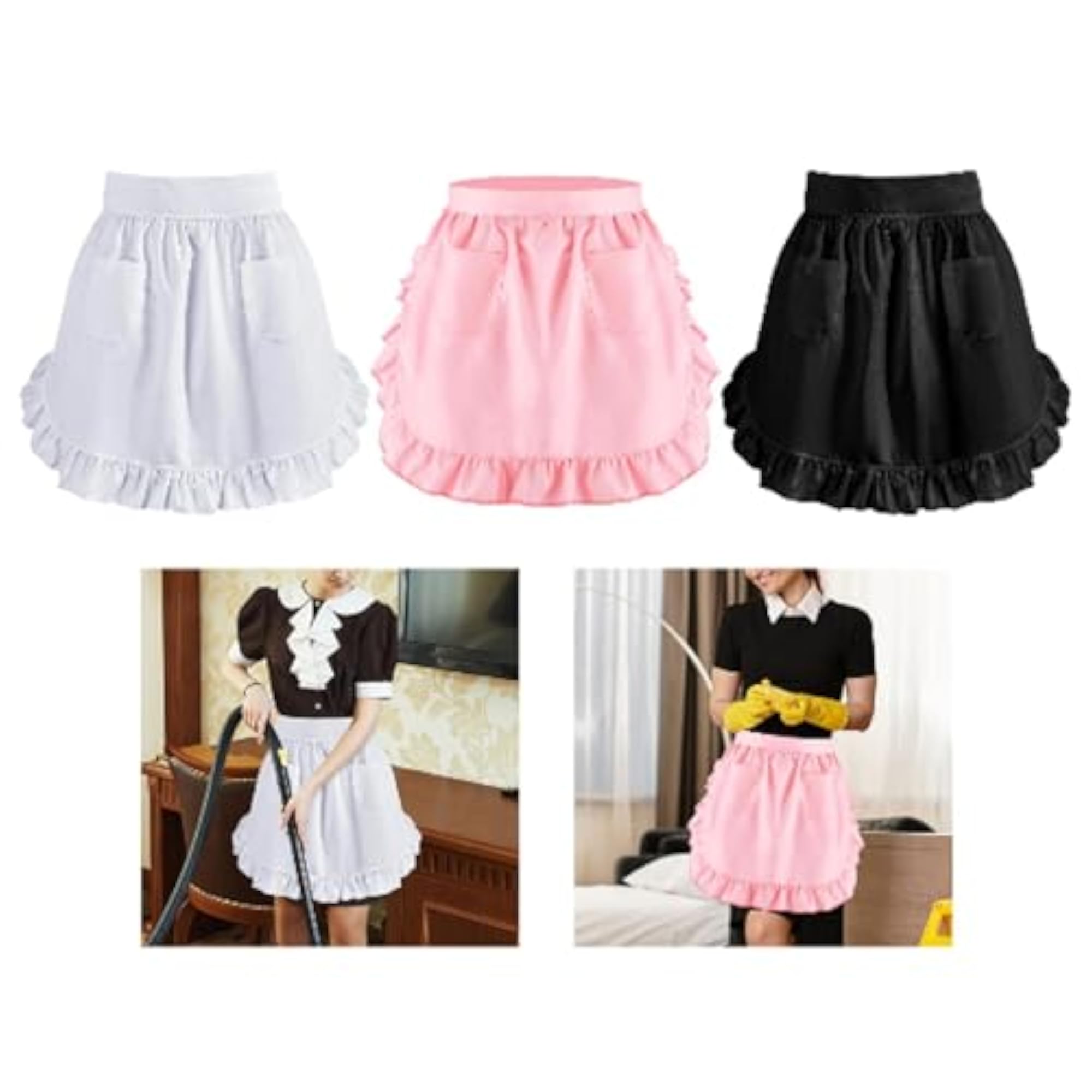 Lightweight Comfortable Half Apron for Baking, Gift
