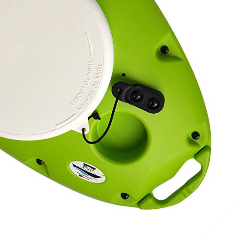 Creekkooler Pup Floating Cooler, 15 Quart, Tow Behind, Green, 15 Qt #TOP3