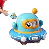 Generico Juguete de nave espacial - Disco espacial de dibujos animados para niños | Actividad al aire libre para interior patio jardín área de juegos habitación de los más pequeños regalo cumpleaños