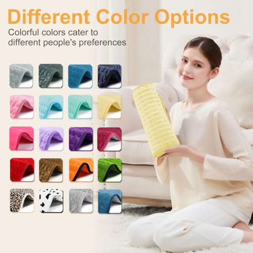 Image of Heating Pad,Electric Heating Pads,Heating Pad for Back,Yellow,24x12 Inch