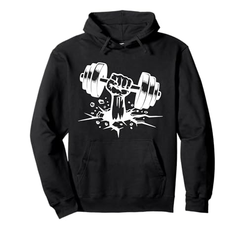 Dumbbell Weightlifting Pullover Hoodie