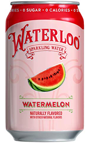 Image of Waterloo Sparkling Water, Watermelon Cans, 12 Fl Oz (Pack of 24)