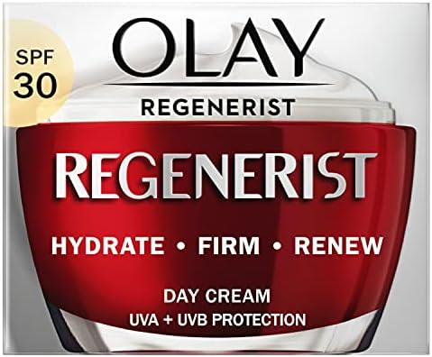 Olay Regenerist Day Face Cream With SPF30, Unique Formula With Vitamin B3 & Niacinamide, Instantly Hydrates For 24H, 50ml