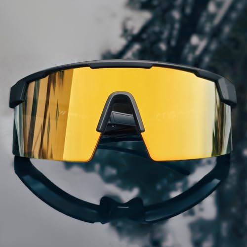 Image of WISTON XL Z87 Sunglasses for Big Wide Heads Men Women,TR90 Ultralight UV400 Protection Sun Glasses Z8224