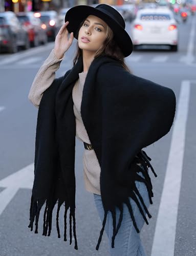 DiaryLook Karierter Warmer Deckenschal für den Winter, Lange Damen Schals, kariert, weich, Wolle, Tartan für Frauen