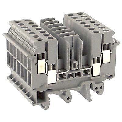 2777014, Disconnect Terminal Block, 4conn, 6.2 mm W, 400 V 16 A 24-10 AWG Gray ST Series