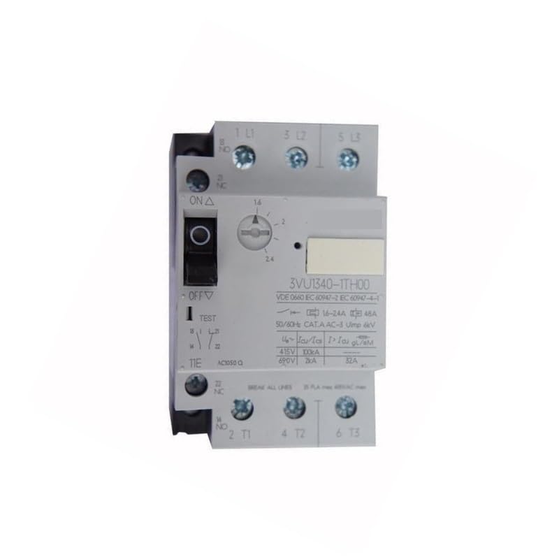 Disyuntor 3VU1340-1MB00 regulacion exacta 0,1 a 0,16 Amperios de tres polos